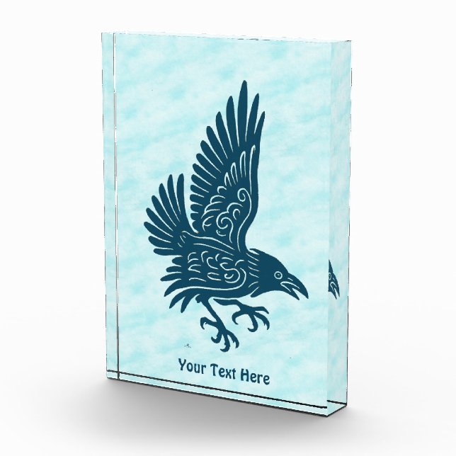 Tancing Blue Raven Fotoblock (Rechts)