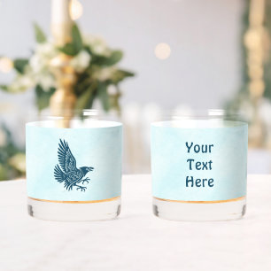 Tancing Blue Raven Whiskyglas