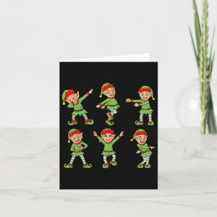 Tancing Elf Weihnachts Tanz Challenge Boys Girls K Karte