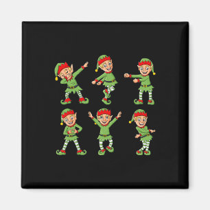 Tancing Elf Weihnachts Tanz Challenge Boys Girls K Magnet