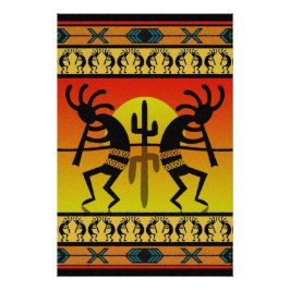 Tancing Kokopelli Nationalparkprojekt Poster