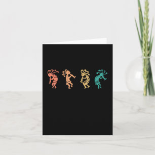 Tancing Kokopelli Southwest Usa Indianeramerikaner Karte