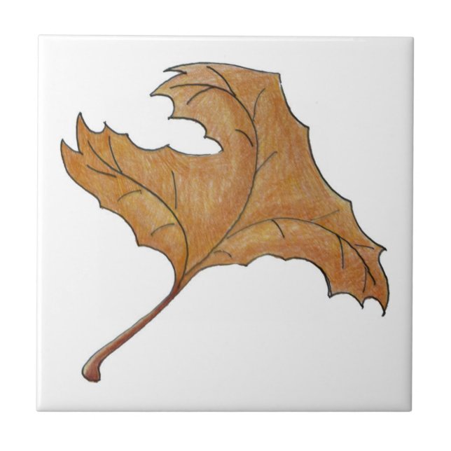 Tancing Maple Leaf Gold Fliese (Vorderseite)