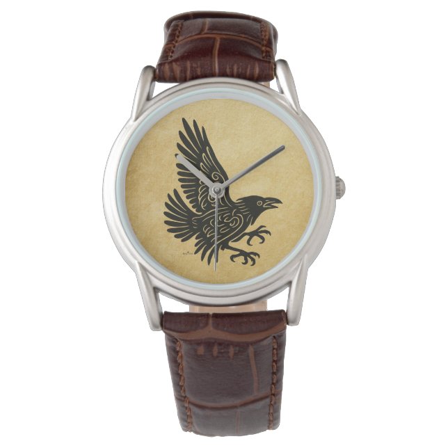 Tancing Norse Raven Armbanduhr (Vorderseite)