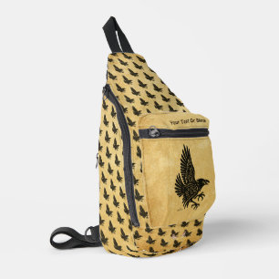 Tancing Norse Raven Crossbody Bag