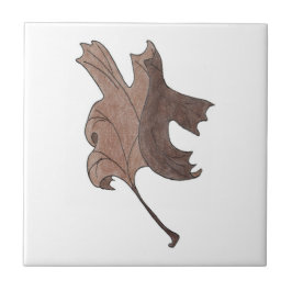 Tancing Oak Leaf Brown Fliese