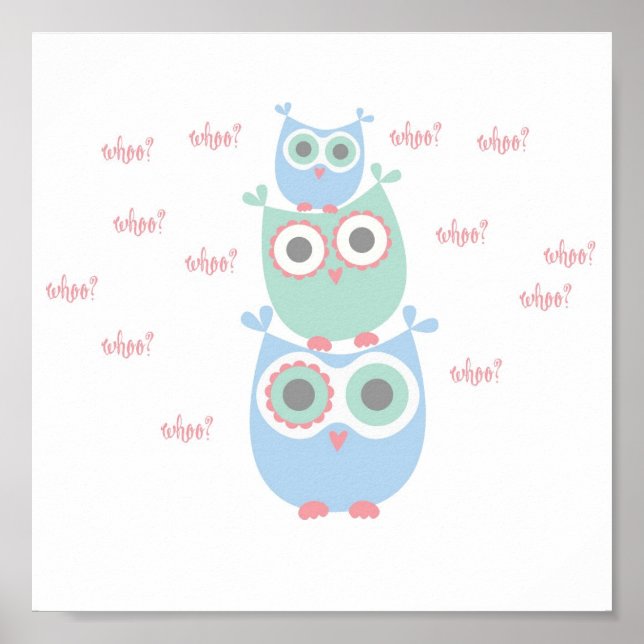 Tancing Owls Poster (Vorne)