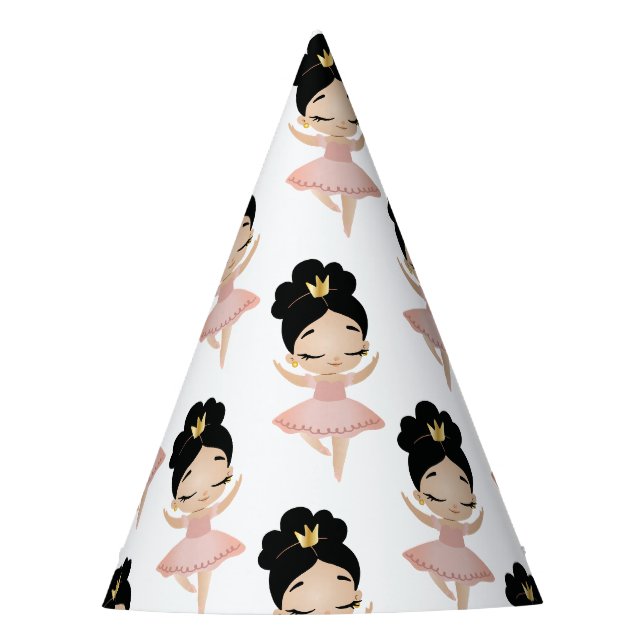 Tancing Princess Ballerina Party Hat Partyhütchen (Vorderseite)