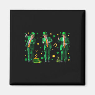 Tancing Trump St. Patricks Day , Uni-Erwachsene, Magnet