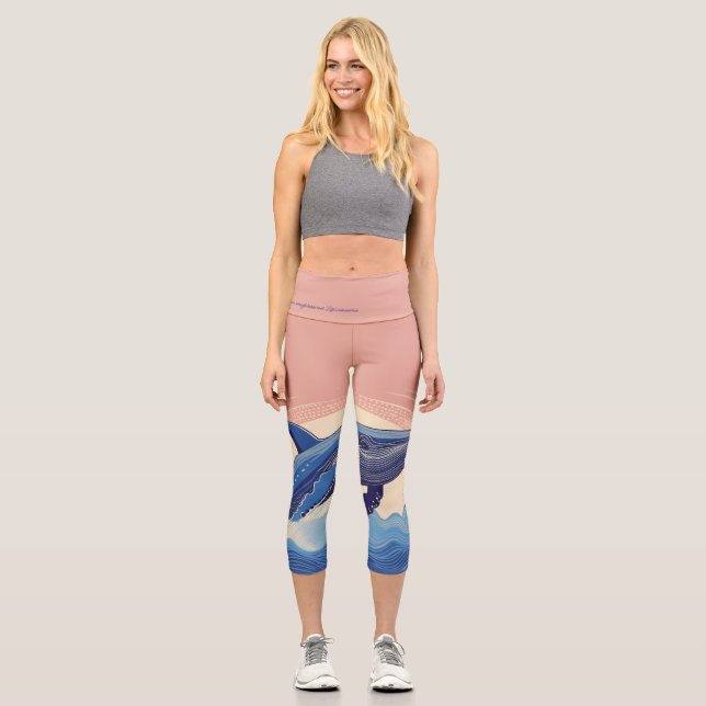 Tancing Whale Capri Legging (Vorderseite)