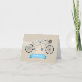 Tandem Bicycle Wedding Danke