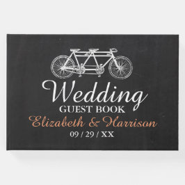 Tandem-Fahrrad-Hochzeit auf Halbpension Gästebuch