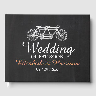 Tandem-Fahrrad-Hochzeit auf Halbpension Gästebuch
