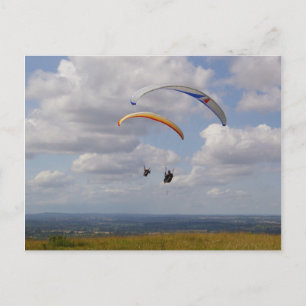 Tandem Gliding Postkarte