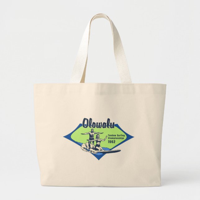 Tandem surfen Hawaiian Beach Bags & Tasche (Vorne)