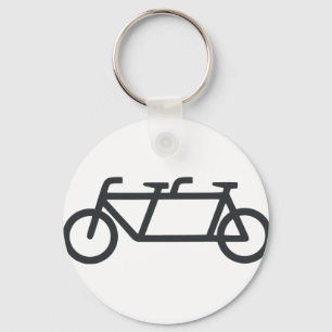 Tandemfahrrad Schlüsselanhänger