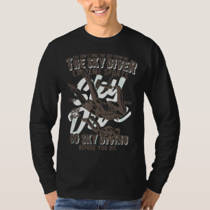 Tandemsprung Fallschirmspringer Extremsport Gehe F T-Shirt