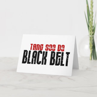 Tang Soo Do Black Belt Karate Karte
