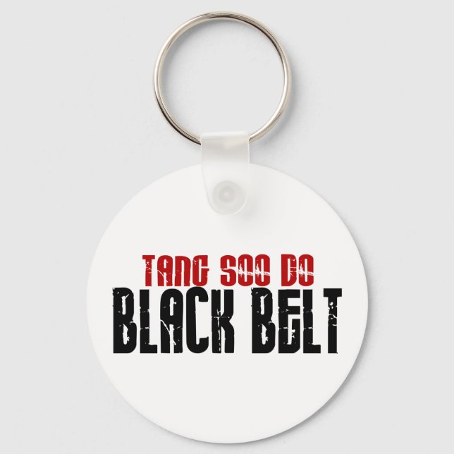 Tang Soo Do Black Belt Karate Schlüsselanhänger (Vorderseite)