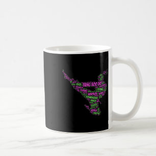 Tang Soo Do Girls Ausbildung für Kampfkunst Kaffeetasse
