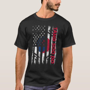 Tang Soo Do Karate Martial Arts Training Korean Fl T-Shirt