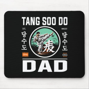 Tang Soo Do Karate-Vater für Kampfsport und Vater Mousepad