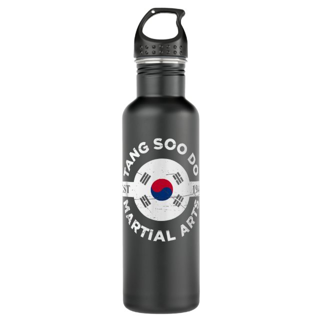 Tang Soo Do Martial Arts Südkorea Karate Edelstahlflasche (Vorderseite)