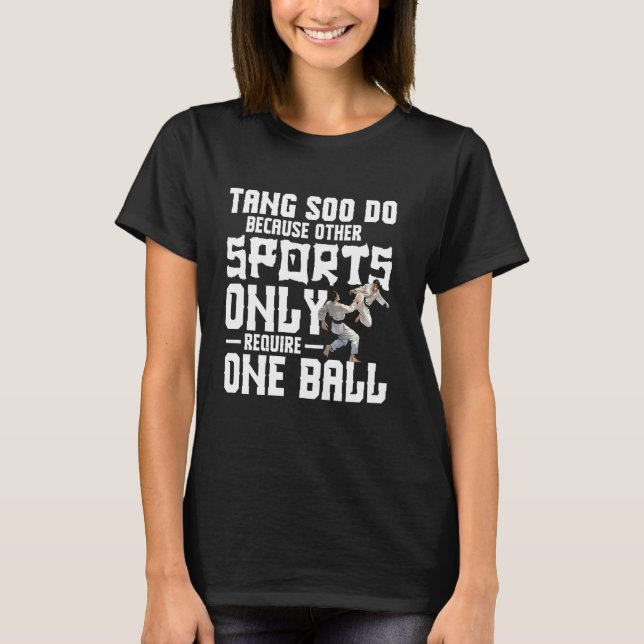Tang Soo Do Ramen Koreanischen Kampfkunstgürtel Tr T-Shirt (Vorderseite)