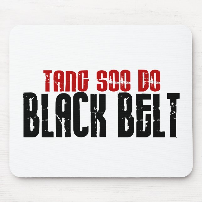 Tang Soo tun Gürtel-Karate Mousepad (Vorne)
