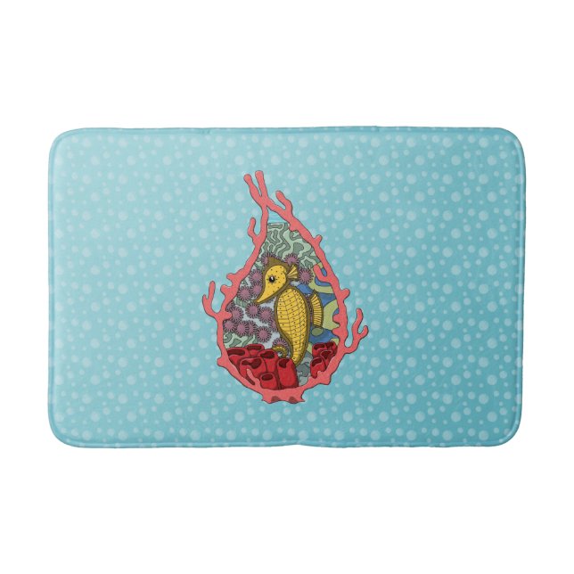 Tanga das Seepferd Bath Mat Badematte (Vorderseite)