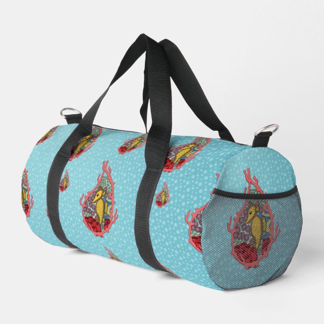 Tanga das Seepferd Duffle Bag (Rechte Ecke)
