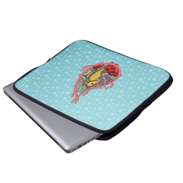 Tanga das Seepferd Laptop Sleeve (Vorne Knopf)