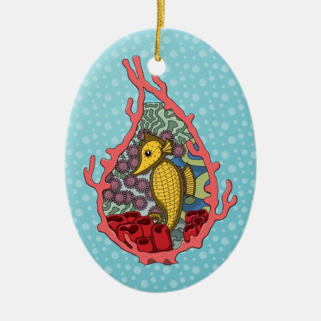 Tanga das Seepferd Ornament (Vorne)