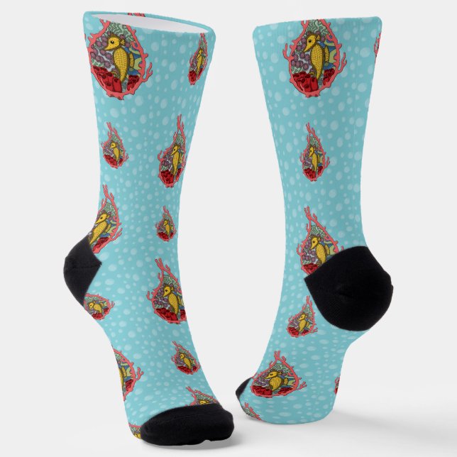 Tanga das Seepferd Socken (Gewinkelt)