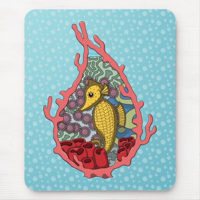 Tanga le tapis de souris hippocampe (Devant)