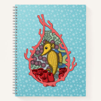 Tanga the Seahorse Spiral Carnet