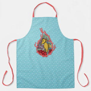 Tanga the Seahorse Tout-Over Imprimer Tablier