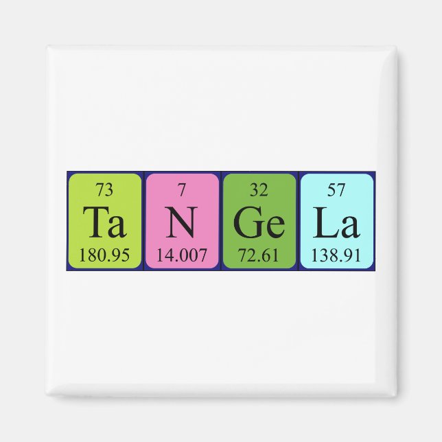 Tangela Periodenmagnet Magnet (Vorne)