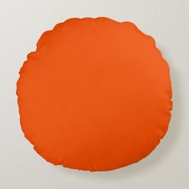 Tangelo Orange Rundes Kissen (Vorderseite)