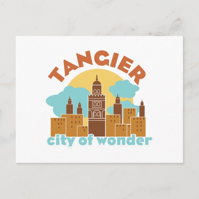 Tanger City of Wonder Postkarte (Vorderseite)