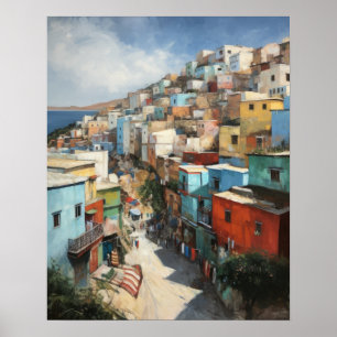 Tanger Maroc Peinture Art Imprimer Poster