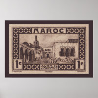 Tanger, Maroc - Poster