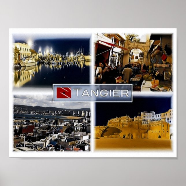 Tanger - Marocco - Mosaik - Poster (Vorne)