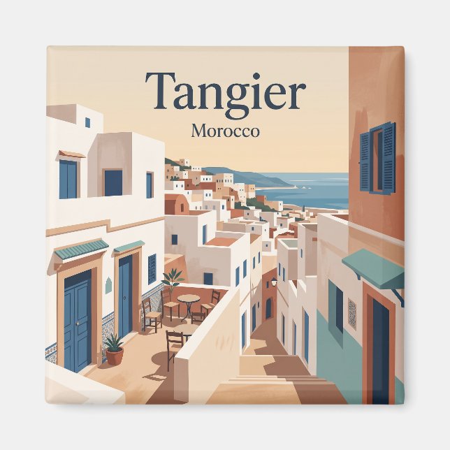 Tanger Marokko Magnet (Vorne)