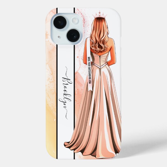 Tangerine Dream Pageant Portrait Blonde Case-Mate iPhone Hülle (Rückseite)