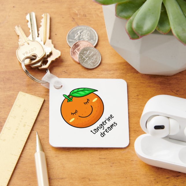 Tangerine Träume Schlüsselanhänger (Schreibtisch)