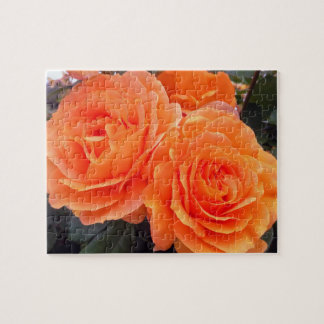 Tangerinen-Rosen, Puzzle, 20 x 25 cm, 110 Teile
