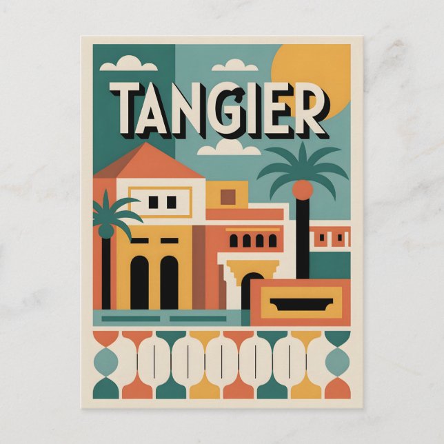 Tangier Vintag Postkarte (Vorderseite)