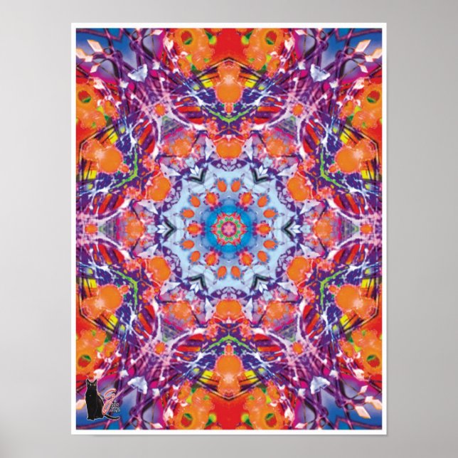 Tangiers Kaleidoscope Poster (Vorne)