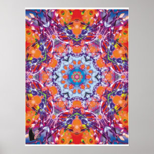 Tangiers Kaleidoscope Poster